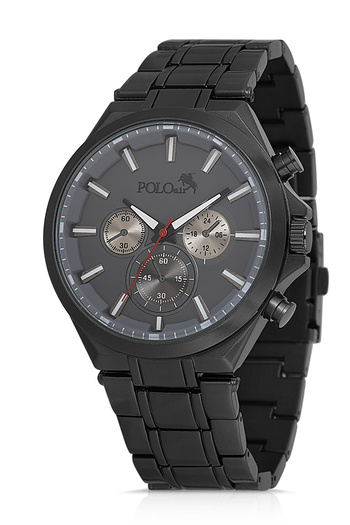 Polo Air Sports Case Men's Wristwatch Anthracite Gray Color Pl-0996E6X