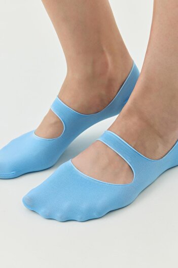 C&City Yoga Ballerina Socks Baby Blue