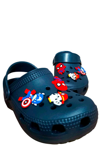 AkınalBella Black Figured Children's Cross Children's Slippers & Sandals Home Nursery Sea Beach Slippers & Sandals