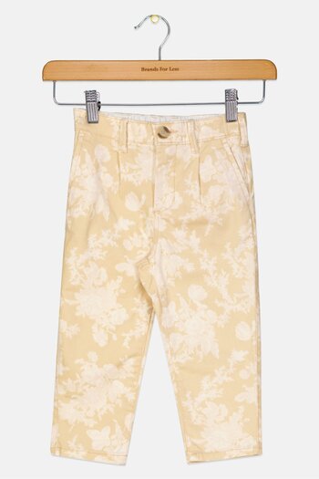 GAP Toddlers Girl Floral Print Chino Pants, Multicolor