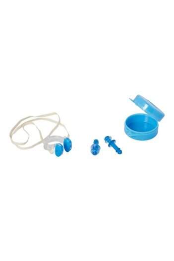 Generic INTEX High-Quality and Durable Ear Plug and Nose Clip Combo Set Blue 55609
