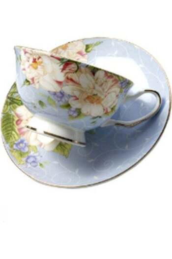 HALAMODO European Coffee Cup Blue