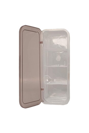 Limitless 4-Grid Seasoning Box, Multi-Grid Spice Rack For Kitchen Herbs & Spices, Pink