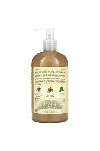 Shea Moisture Shea Moisture, Jamaican Black Castor Oil Strengthen & Restore Conditioner, (384 ml)