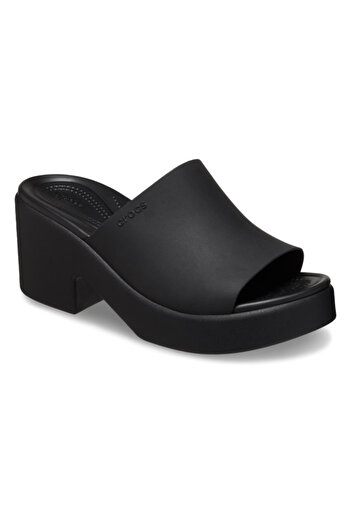 Crocs Sandale cu toc plat Brooklyn - negru/negru