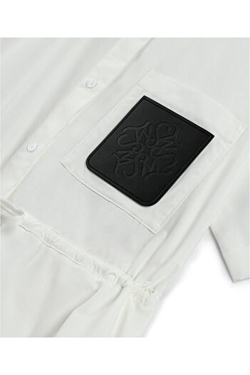 Twist PATCH'Lİ POPLİN ELBİSE