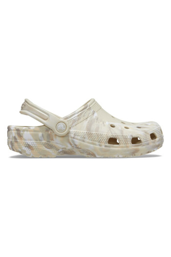 Crocs Saboti classic marbled clog - bone/multi