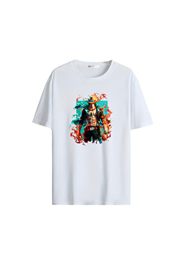 Gölge Store Anime Printed Oversize Unisex T-Shirt