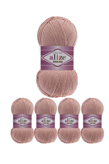 Alize Original Turkish Alize Cotton Gold Threads, 5 Pieces
