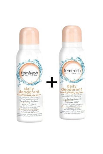 Femfresh Femfresh Daily In Time Fresh Deodorant for Women, 2 Packs, 125 x 2 ml