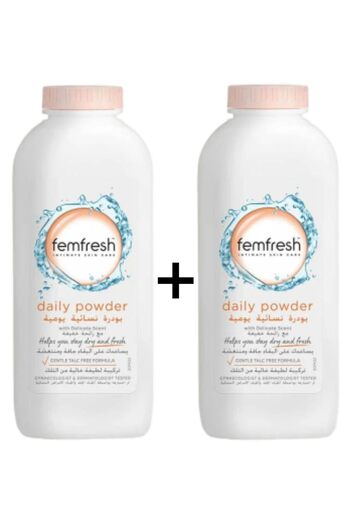 Femfresh Femfresh Feminine Powder for Rebalancing Sensitive Areas, 2 Packs, 200 x 2 g