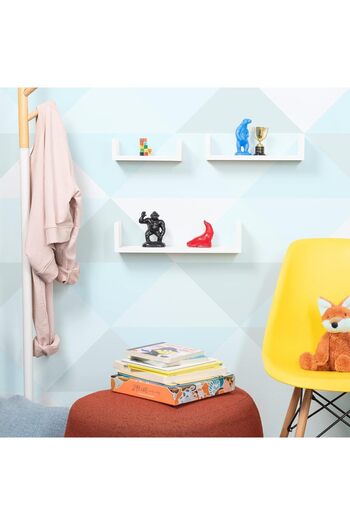 COOYA easy to assemble Storage rack, floating wall mounted shelf, suitable for bedrooms and living rooms