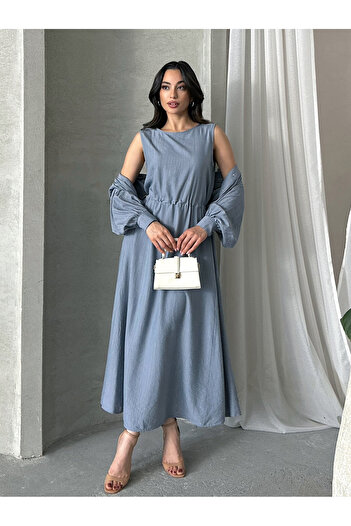 MD trend Women's Oversized Dress Bolero Double Suit