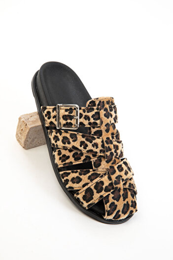 SOHO Leopar Kadın Terlik 20700