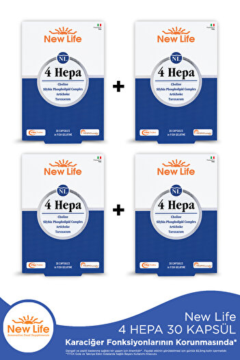 New Life Hepa 30 Softgel Pack of 4