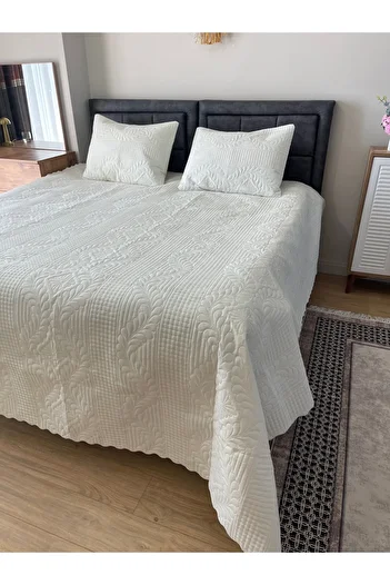 Faiend Double Sided Ultrasonic Quilted Double Bed Cover |   Soft Texture, Stylish Design