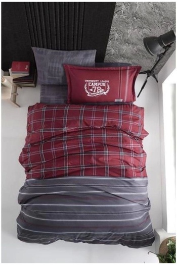 Clasy Single Duvet Cover Set Campus V1