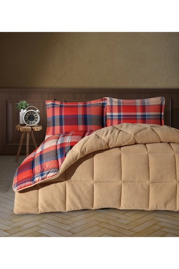 Clasy Wellsoft Quilt Set Double Life Is V4 Beige