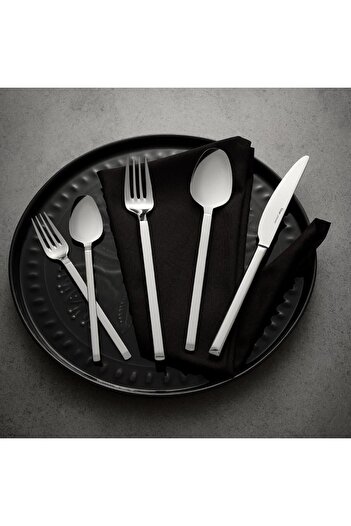 Hisar Orlando 84 Pieces 12 Person Fork Spoon Knife Set