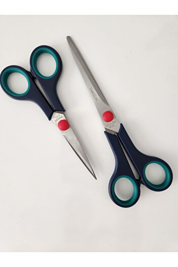 FixPoint Scissors Set of 2 |   Medium and Small Size – Stainless Steel – Stationery, Home, Office, Tailor Use