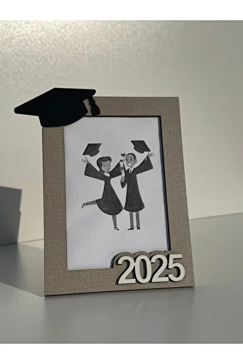 HARPİES Graduation Themed Picture Frame |   Decorative Gift |   5 Mdf Frames |   19*13cm |   Kh6013