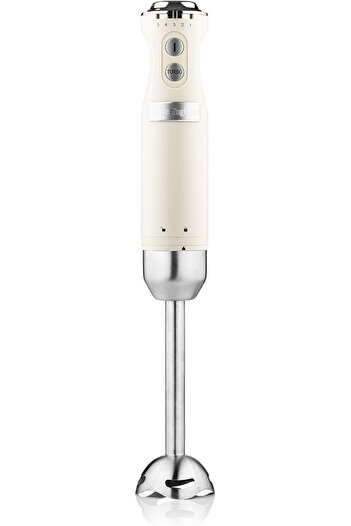Westinghouse Retro Hand Blender - 600W Handheld Stick Blender for Kitchen - Stainless Steel Electric