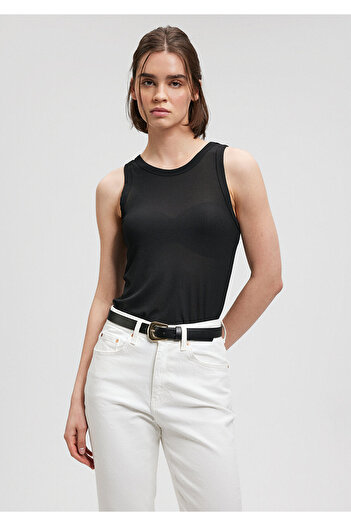 Mavi Black Slim Fit Semi Transparent Undershirt - 1612424 -900