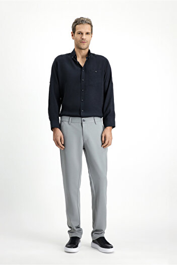 Kiğılı Relaxed Fit Rahat Kesim Kanvas / Chino Pantolon