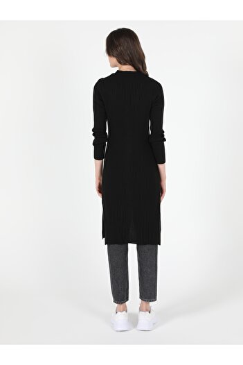 Colin's Black Slim Fit Women's Cardigan - Cl 1050577