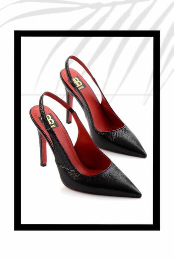 Bambi Black Women's Classic Heeled Shoes K01455018204