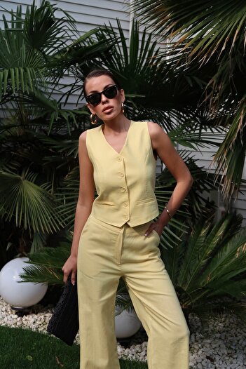 Swass Palma Summer Amber Keten Pantolon