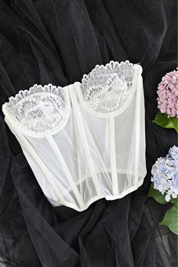 Gece İncisi Lace Bustier Design