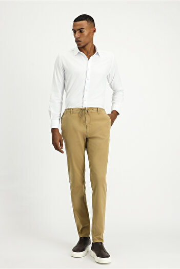 Kiğılı Regular Fit Elastic Waist Drawstring Lycra Pants