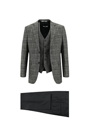 Kiğılı Slim Fit Slim Fit Vest Suit