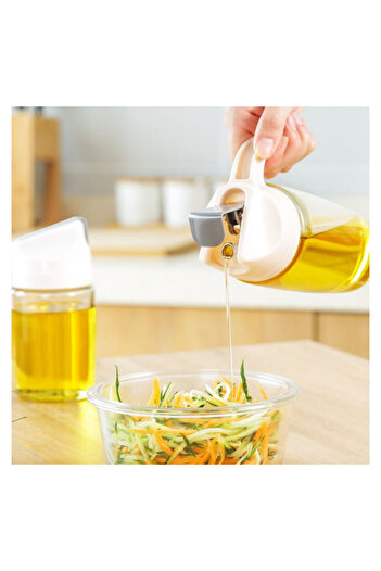 Generic Glass Oil Bottle - 630 ml - Grey