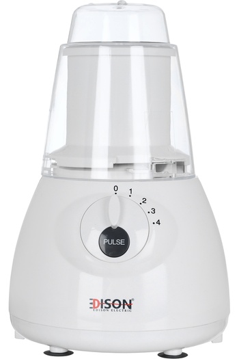 Edison electric blender, 2×1, 1.5 litres, 550 watts, 4 speeds - white