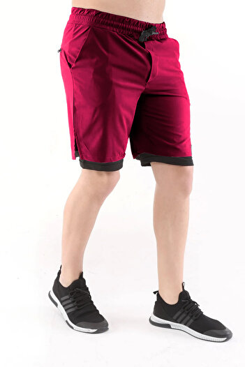 GHASSY CO. Ghassy Co Men's Running Quick Dry Micropolyester with Back Zipper Pocket and Towel Ring Training Fu