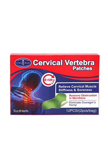 Aichun Beauty Aishun Beauty Cervical Vertebral Patch for Muscle Pain and Stiffness Relief - 12 Patches
