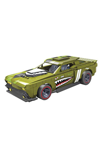 MEGA Mega Building Set, Hot Wheels Muscle Bound Car, 622 pieces