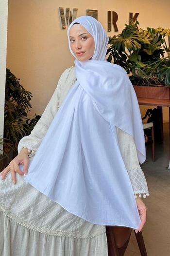 lamelif Comfort Cotton Shawl White