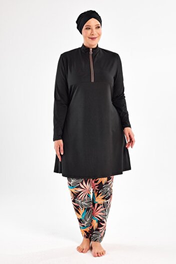 Adasea Maresiva Isley Battal Long Sleeve Hijab Swimsuit 252801