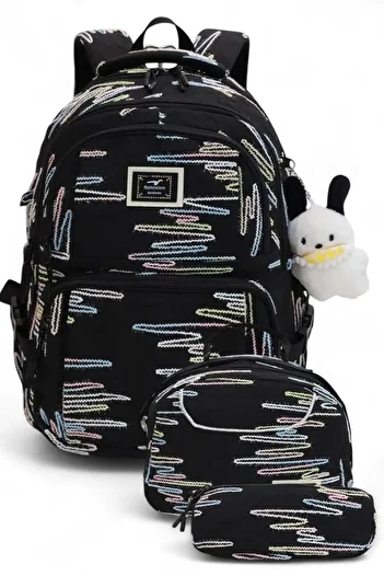 SYG Relaxion Imported Accessories 6 Compartment Thermal Nutrition Primary School Backpack with Pen Holder 14Syg30