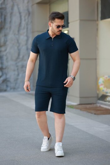 Asil Acar Home Hynova Men's Shorts T-Shirt Bottom Top Set