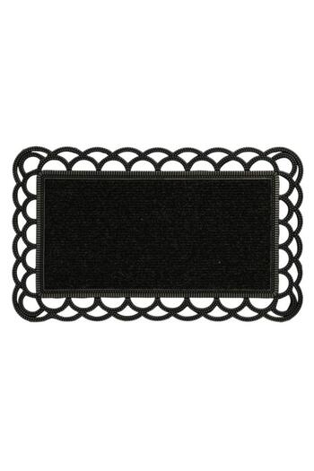 Generic HONEY BEE Viking Ornamental Pin Door Mat Black 45 x 75cm