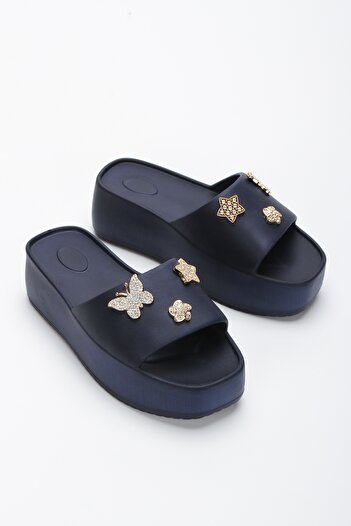 OZYO Simi Lavivert Stone High Sole Platform Eva Beach Summer - Daily Slippers