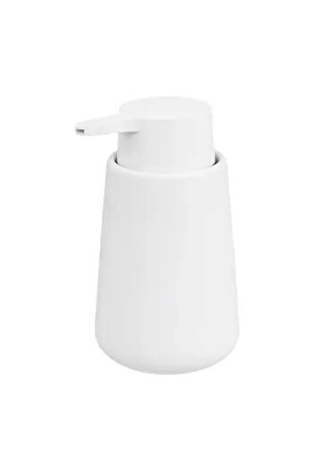 Generic Five Simply Smart High Quality Ceramics Matte Finish Bathroom Soap Dispenser White 250ml 174879I