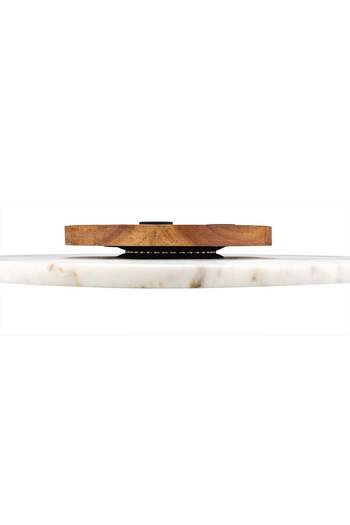 Jumbo Romano Mermer Servislik 14x14x1.76 cm Beyaz