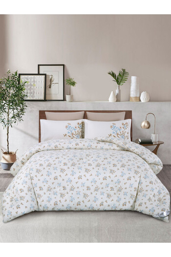 Donetella Comforter Set Queen Size, 4-Pcs, 180x240 cm, Printed, All Season, Microfiber, 350 GSM