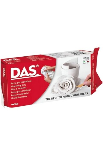 Creative Toys Lut, pasta modelatoare ANGMAD, uscare la aer, curatare usoara, 500g, alb