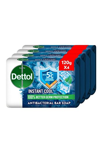 Dettol Cool Anti-Bacterial Bar Soap Menthol & Eucalyptus Scent Value Pack